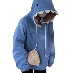 Shark Patchwork Hoodie