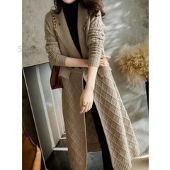  Long Cashmere Cardigan 