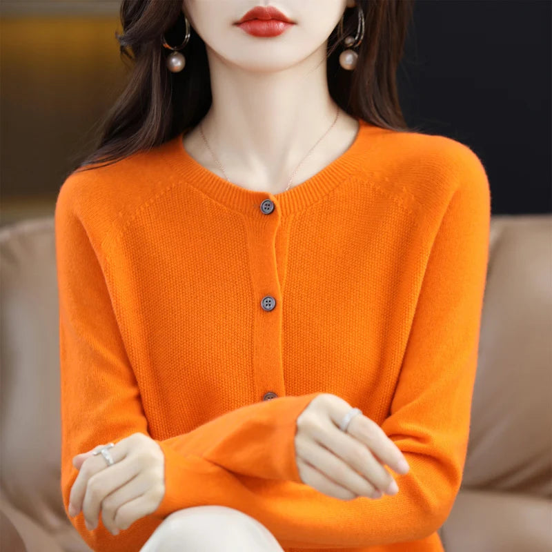 merino sweater Orange