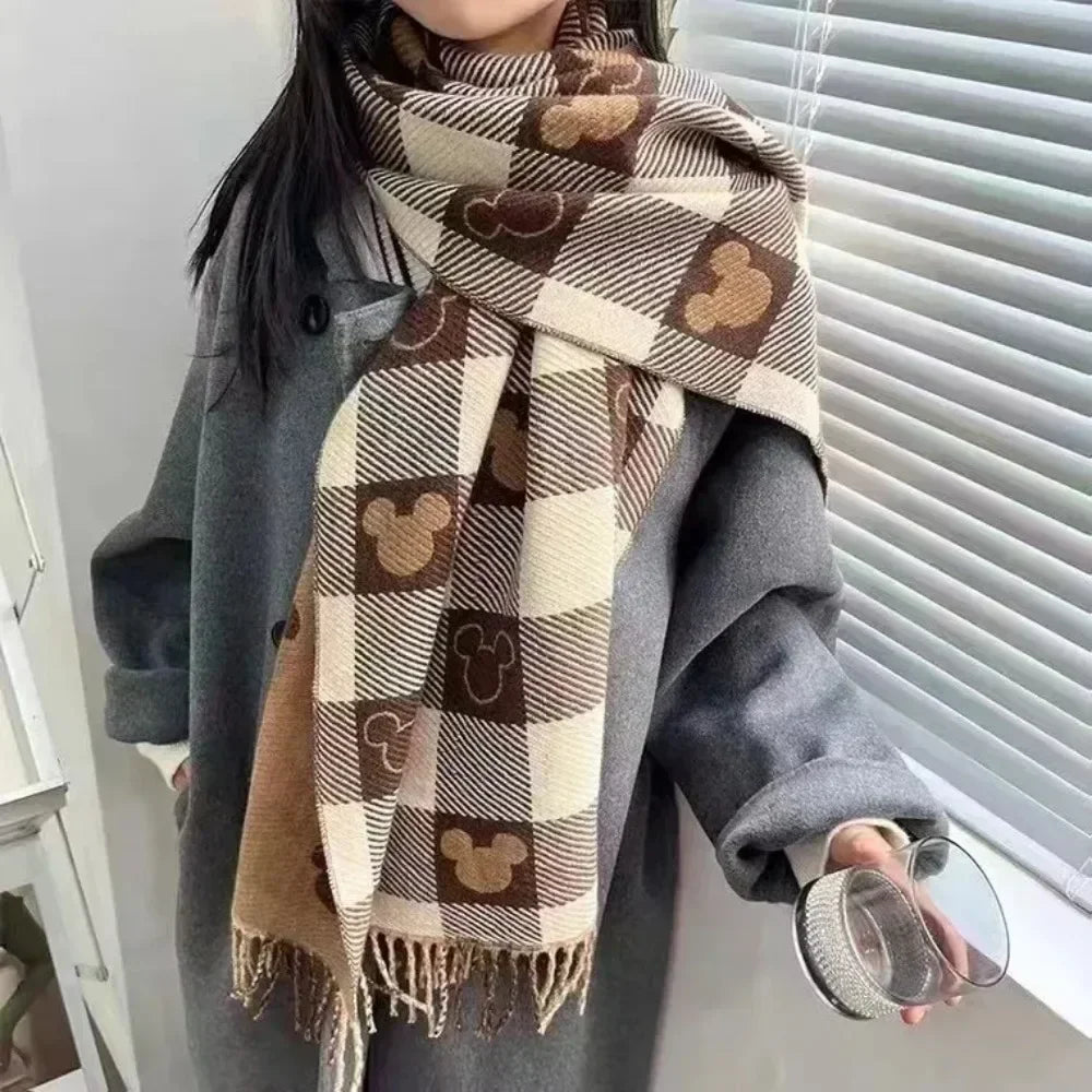 mickey mouse scarf