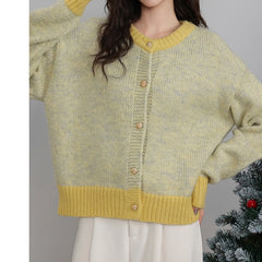 patchwork knit sweater