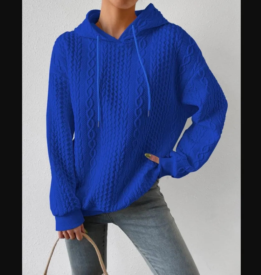 Blue Knitted Pullover