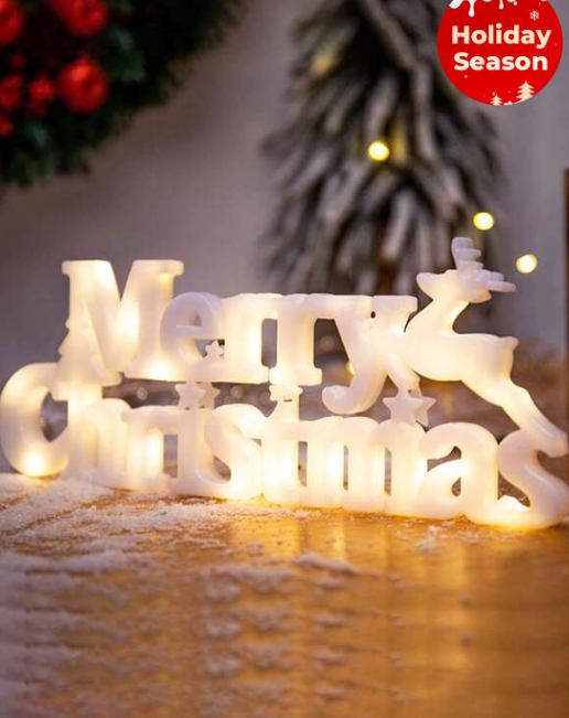 Merry Christmas Sign Decoration, Christmas Tree Hanging Decoration