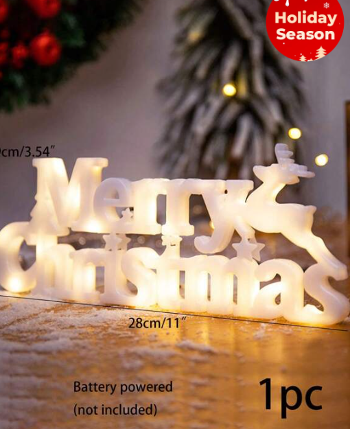 Merry Christmas Sign Decoration, Christmas Tree Hanging Decoration