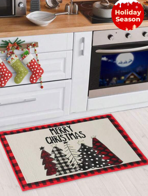 Christmas Pine Doormat, Merry Christmas Decorations