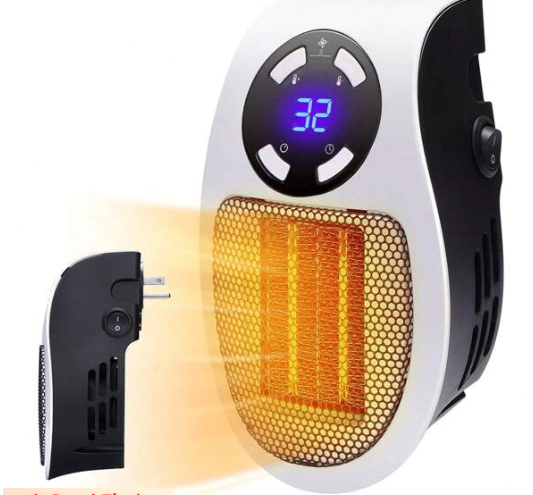 500W Smart Space Electric Fan Heater