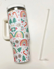 40oz Insulated Tumbler with Straw