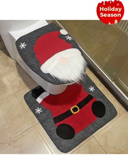 Gnome Faceless Old Man Toilet Set Bathroom Creative