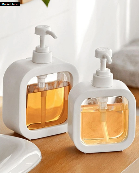 Simple Clear Liquid Soap Dispenser