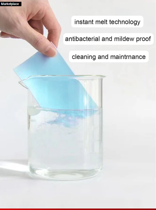 30pcs Blue Jasmine Scented Multifunctional Cleaning Tablets