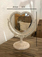 Heart shaped mirror Size