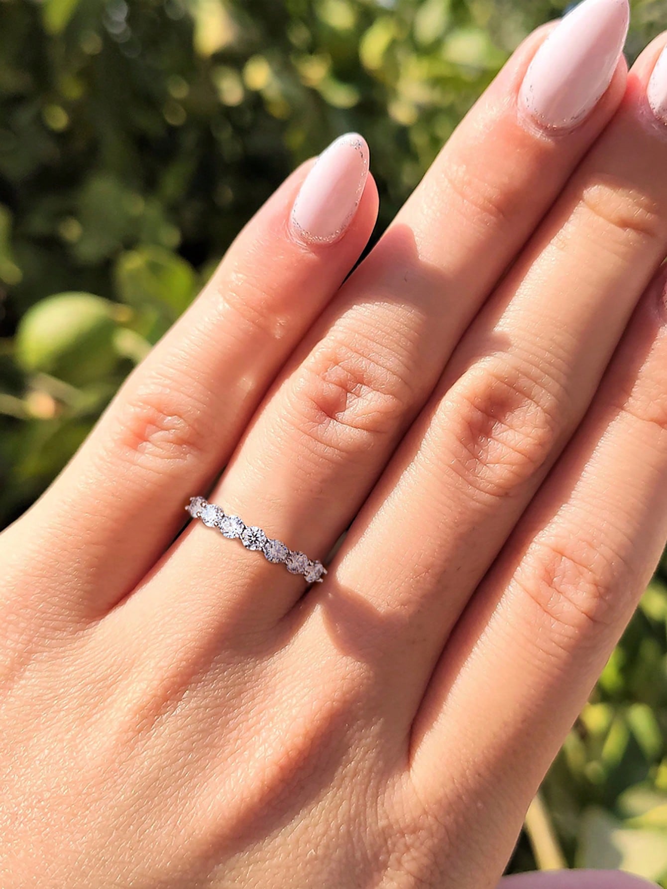 Pink  stone engagement rings​ 