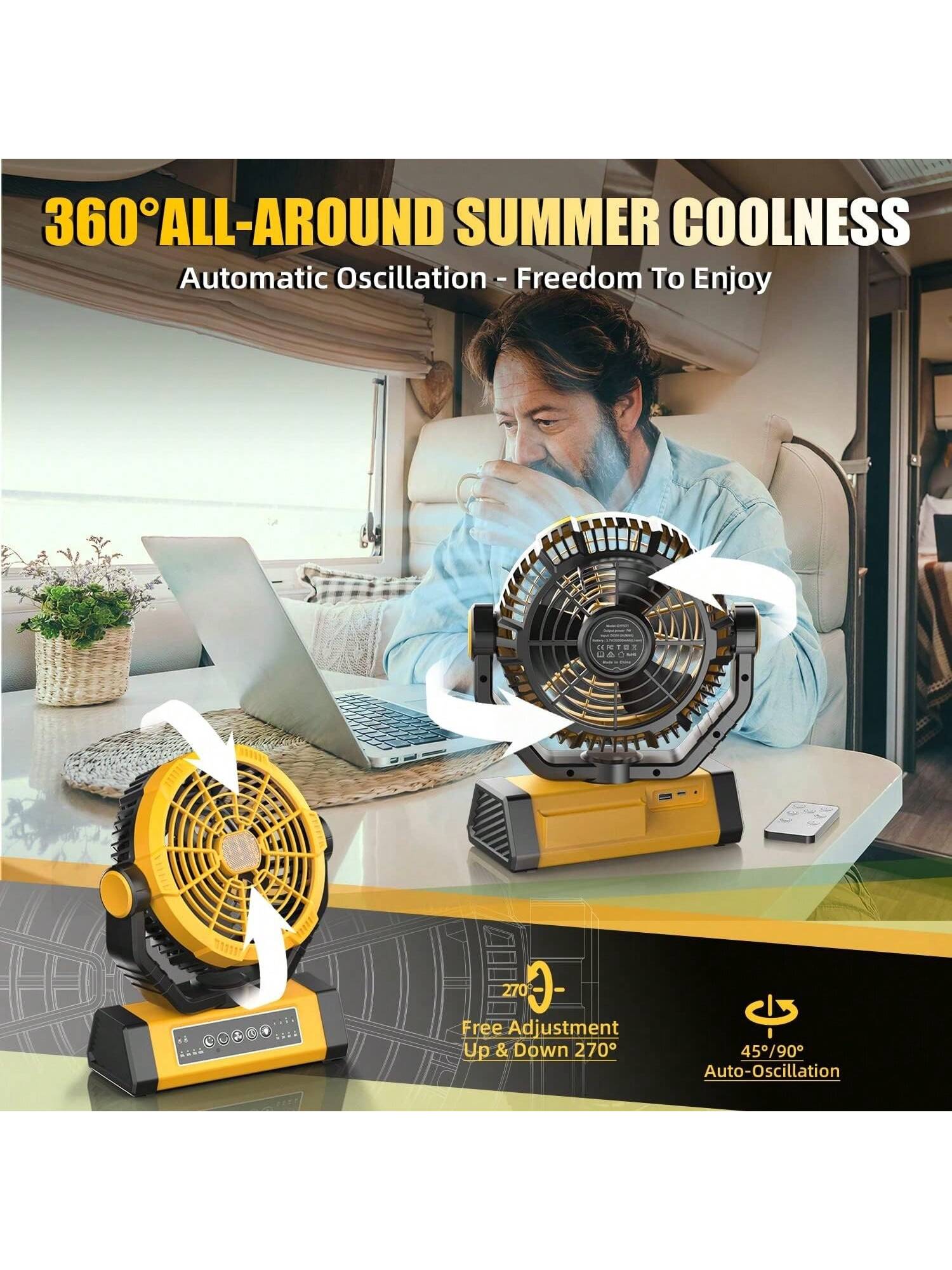 portable fan with rechargeable battery​

